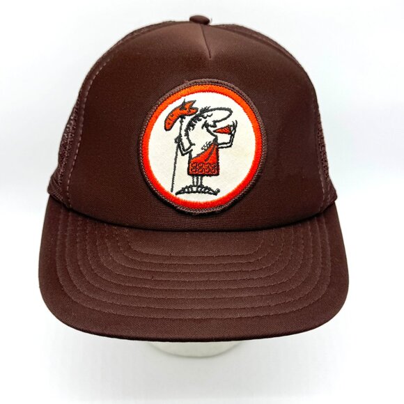 Vintage Little Caesars Pizza Snapback Trucker Hat Mesh Adjustable Promo Cap - Picture 2 of 9